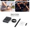 Weofly Airfit Smart Fitness Tracker ohne Display - Aktivitätstracker mit Herzfrequenzmessung und Schlafüberwachung - Schwarz