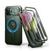 Dexnor MagSafe 360 Kickstand Camprotector калъф iPhone 13 / 14, зелен