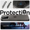 Spigen Optik.TR zaščita za kamero, 2 kosa, iPhone 14 Pro / 14 Pro Max / 15 Pro / 15 Pro Max, črna
