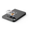 Spigen Optik.TR Ez Fit Pro Kameraschutz für iPhone Duo - Gehärtetes Schutzglas für Kamera - 2 Stück - Night Sky