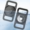 Techsuit BuddyGuard (DG1) Halsband Houder voor Apple AirTag - Zwart
