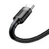 Cablu Baseues Cafule tip USB-C, negru cu gri, 0,5 m (CATKLF-AG1)