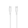 BlueStar kabel USB-C - USB-C 1 m, 60W, bílý