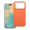 iPhone 17 Pro Max / 18 Pro Max silikona vāciņš – Silicone Mag Cover MagSafe – oranžs