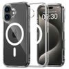 Tech-Protect Flexair Hybrid z MagSafe, iPhone 16 Plus, prozoren