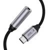 Tech-Protect UltraBoost αντάπτορας USB-C - Mini Jack 3,5 mm, γκρι