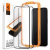 Spigen ALM Glass FC Zaštitno kaljeno staklo 2 kom, iPhone 15 Pro Max, crna