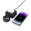 Tech-Protect QI15W-A24 3in1 MagSafe Magnetic Wireless Charger, negru