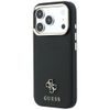 iPhone 17 Pro / 18 Pro ümbris – Guess Saffiano Small 4G Classic MagSafe'iga – must