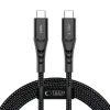 Tech-Protect UB11T UltraBoost kábel USB-C, PD240W/QC3.0, 2m, fekete