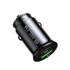 Ładowarka samochodowa JP 18W USB-C / USB, Power Delivery, Quick Charge 3.0, czarna