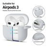 Tech-Protect Θήκη Σιλικόνης, Apple AirPods 3, γκρι