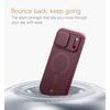 Husă Suritch AirBounce Bumper MagSafe Kickstand CamProtector, iPhone 17 Pro Max / 18 Pro Max, vișiniu
