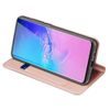 Dux Ducis Skin Leather case, knížkové pouzdro, Samsung Galaxy S20 Ultra, růžové