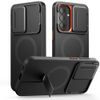 Tech-Protect Kevlar Aura MagSafe pouzdro, Samsung Galaxy A57, černé/oranžové
