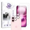 Zestaw JP Combo, 2 Szkła hartowane i 2 szkiełka na aparat, iPhone 16