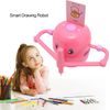 Έξυπνο διαδραστικό ρομπότ ζωγραφικής για παιδιά – εκπαιδευτικό παιχνίδι με 100 κάρτες, αυτόματη ζωγραφική και υποβοηθούμενη μάθηση, ροζ