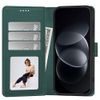 Tech-Protect Wallet Hülle für Xiaomi Redmi Note 17 Pro 5G - Kunstleder Schutzhülle mit Kartenfach - Grün