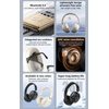 Dudao X22NC Bežične slušalice s ANC i Bluetooth 5.4, bijele