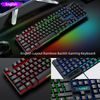 T-WOLF TF810 RGB Gaming Set 4in1 - Gaming Tastatur + Maus + Headset + Mauspad - Komplettes Gaming Setup