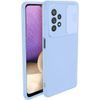Husă Nexeri cu capac pentru cameră, Samsung Galaxy A32 4G / LTE, albastru deschis