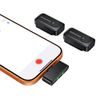 Borofone Kabelloses Lavalier-Mikrofon Lemai (BFK17) USB-C Dual Set für Vlogging und Content Creation - Schwarz