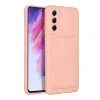 Card Case obal, Samsung Galaxy S21 FE, růžový
