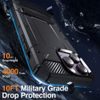 Techsuit Hybrid Armor Kickstand, iPhone 15 Pro Max, μαύρο