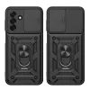 Tech-Protect CamShield Pro Schutzhülle für Samsung Galaxy A17 / A18 / A26 - Hybrid Case mit Kameraschutz und 360° Ring - Schwarz