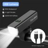West Biking LED Fahrradlicht Vorderlicht Wasserdicht 1000 Lumen USB-C Aufladbar für MTB und E-Bike - Schwarz