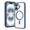 JP MagFit Clear MagSafe obal s N52 magnetom, iPhone 16, modrý