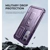 Dexnor 360 Kickstand Camprotector Θήκη Samsung Galaxy S24 Plus, Μωβ