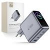 Tech-Protect Powervision NC140W-GAN 4portová nabíjačka, PD 140 W / QC 3.0, sivá