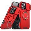 Custodia Camslide Stand, iPhone 16 Pro, rosso