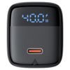 Acefast Oplader (A135) USB-C, GaN, PD 45W, LED-display, Zwart
