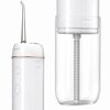 Draagbare Monddouche W8 met 4 Modi, 190 ml, IPX7, 1400 mAh, 4 Opzetstukken, Wit