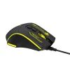 Wozinsky WMGK-1181W Kabelgebundene Optische Gaming Maus für Rechtshänder - 7200 DPI - 7 Tasten - Schwarz / Gelb