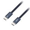 Cablu Forcell F-Energy USB-C - USB-C, QC4.0, PD, 3 A, 60 W, 1,2 m, albastru