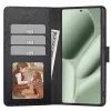 Tech-Protect Schutzhülle für Google Pixel 11 / 11 Pro - Gesteppte Wallet Hülle mit Magnetverschluss - Schwarz