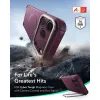 ESR Cyber Tough Kickstand Case für iPhone 17 Pro Max / 18 Pro Max - MagSafe kompatibel - Weinrot