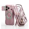 Dexnor MagSafe Kickstand Camprotector θήκη iPhone 17 Pro, ροζ