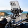 LanParte LPT01-E Suport telefon pentru motocicletă cu încărcare wireless și amortizare vibrații