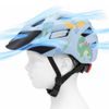 Casco da ciclismo per bambini Wozinsky con visiera rimovibile S, azzurro