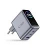 Tech-Protect Powervision NC100W-GAN 3portová nabíjačka, PD 100 W / QC 3.0, sivá