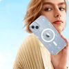 Tech-Protect Flexair hibrid MagSafe, iPhone 15, glitter clear