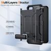 Techsuit Hybrid Armor Kickstand, iPhone 7 / 8 / SE 2020 / SE 2022, čierny
