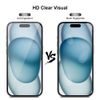 JP 3D sklo s instalačním rámečkem, iPhone 15 Plus, černé