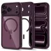 iPhone 17 Pro Max / 18 Pro Max dėklas – Tech-Protect MagPeak MagSafe CC – vyno raudona / skaidri
