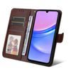 Samsung Galaxy A18 ümbris – Magnet Case nahkümbris – pruun