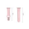 Tech-Protect Silicone rem til Apple Watch 8 / 9 / 10 / 11 / 12 / SE / Ultra (40 / 41 / 42 mm) - Lyserød